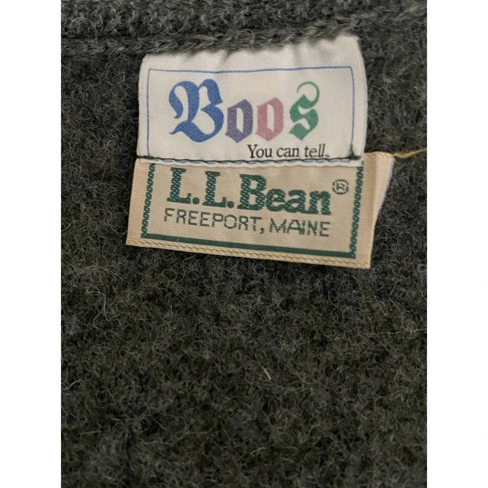 L.L Bean Wool vest Boos you Can Tell Women's Size 42